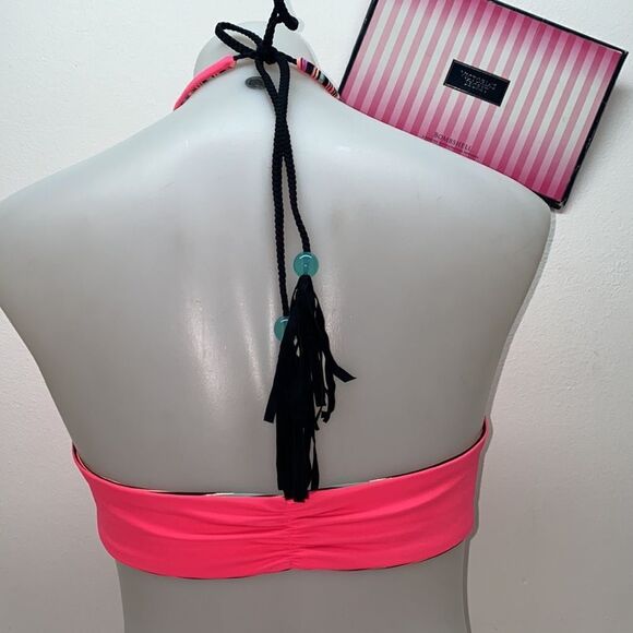 🔥VICTORIA SECRET SWIMSUIT 2pc large  push-up  //medium New #1 reversible - Picture 12 of 12